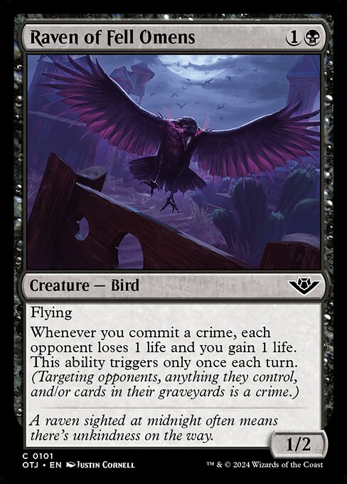 Raven of Fell Omens (OTJ 101)
