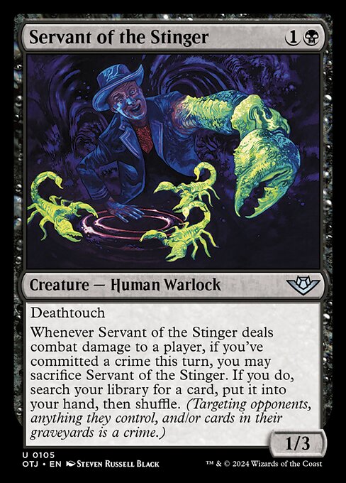 Servant of the Stinger (OTJ 105)