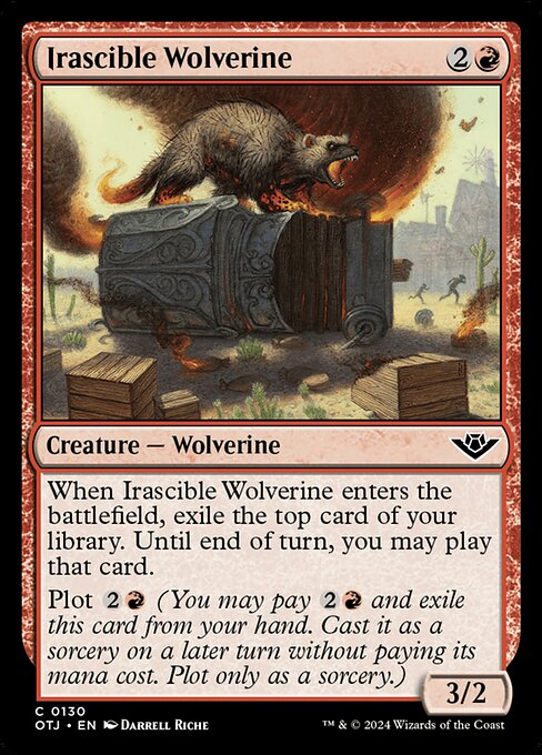 Irascible Wolverine (OTJ 130)