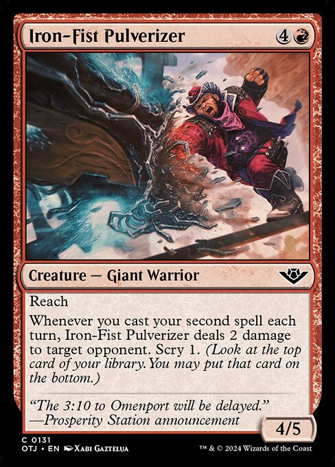Iron-Fist Pulverizer (OTJ 131)