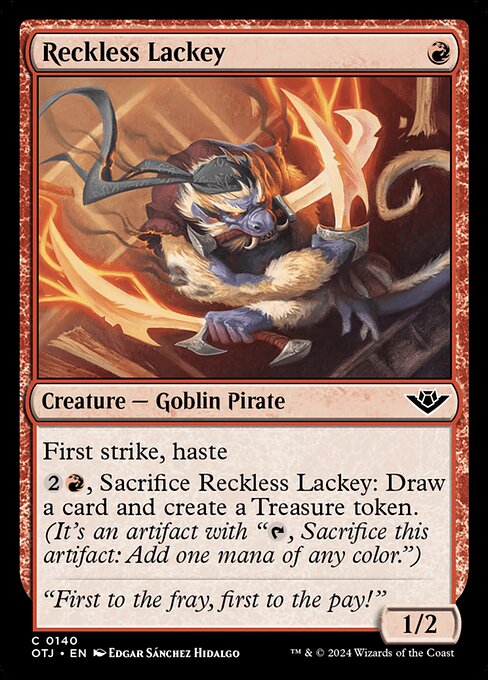 Reckless Lackey (OTJ 140)