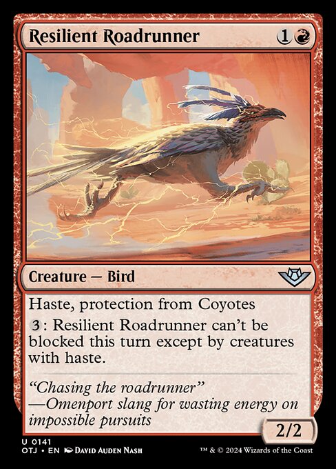 Resilient Roadrunner (OTJ 141)