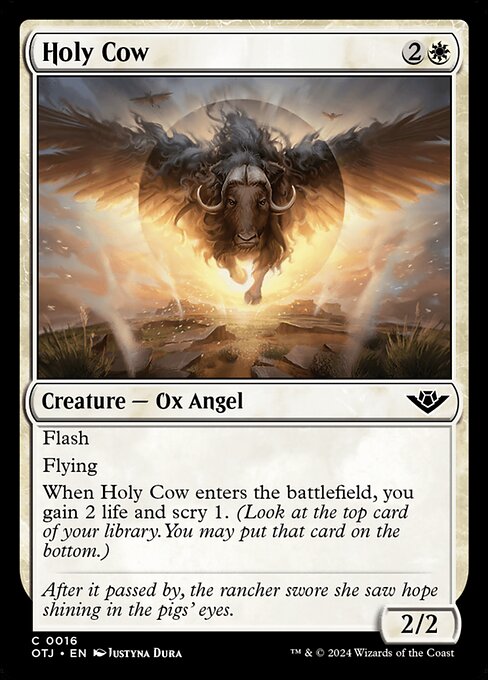Holy Cow (OTJ 16)