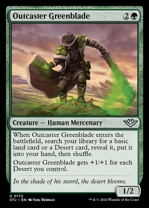 Outcaster Greenblade (OTJ 172)