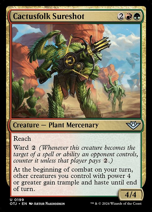 Cactusfolk Sureshot (OTJ 199)