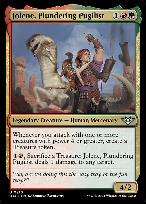 Jolene, Plundering Pugilist (OTJ 210)