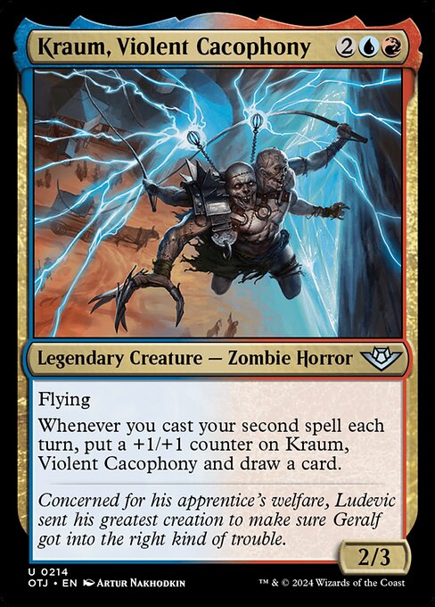 Kraum, Violent Cacophony (OTJ 214)