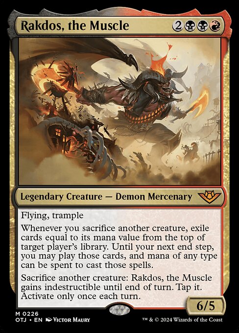Rakdos, the Muscle (OTJ 226)