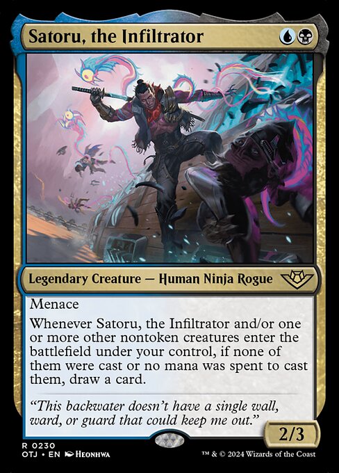 Satoru, the Infiltrator (OTJ 230)