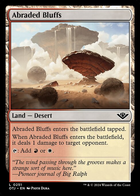 Abraded Bluffs (OTJ 251)