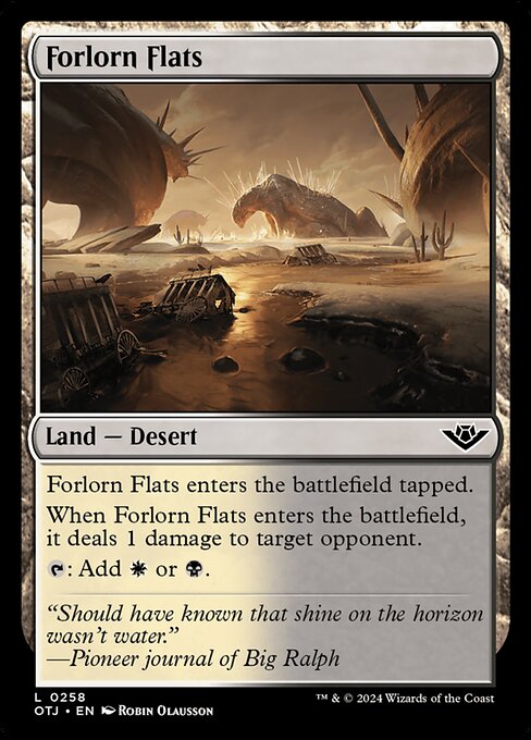 Forlorn Flats (OTJ 258)