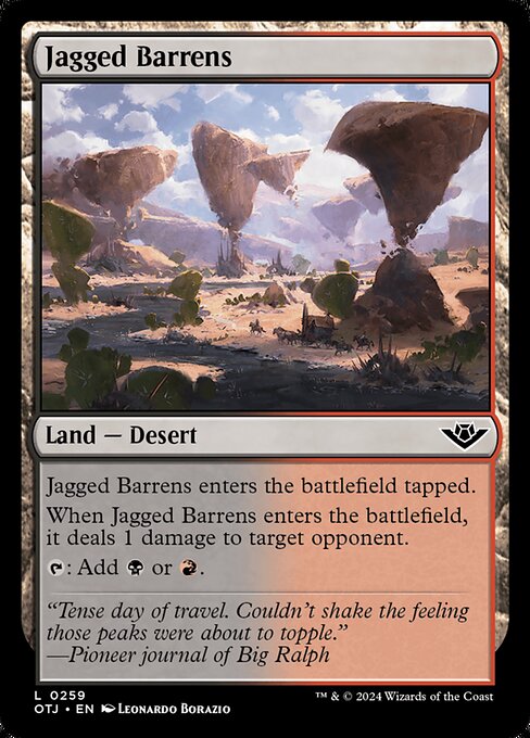 Jagged Barrens (OTJ 259)