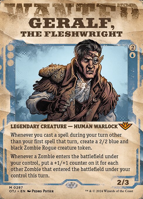 Geralf, the Fleshwright (OTJ 287)