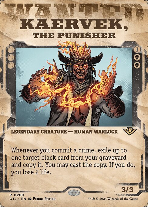 Kaervek, the Punisher (OTJ 289)