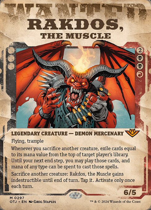 Rakdos, the Muscle (OTJ 297)
