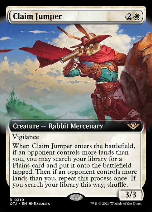 Claim Jumper (OTJ 310)