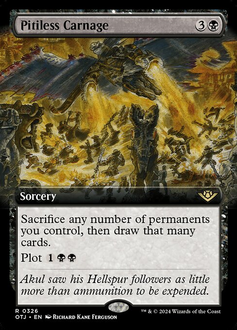 Pitiless Carnage (OTJ 326)