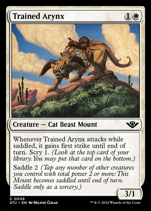 Trained Arynx (OTJ 36)