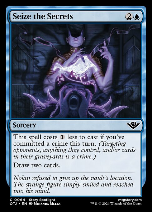 Seize the Secrets (OTJ 64)