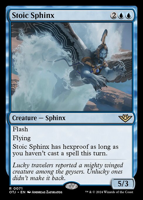 Stoic Sphinx (OTJ 71)