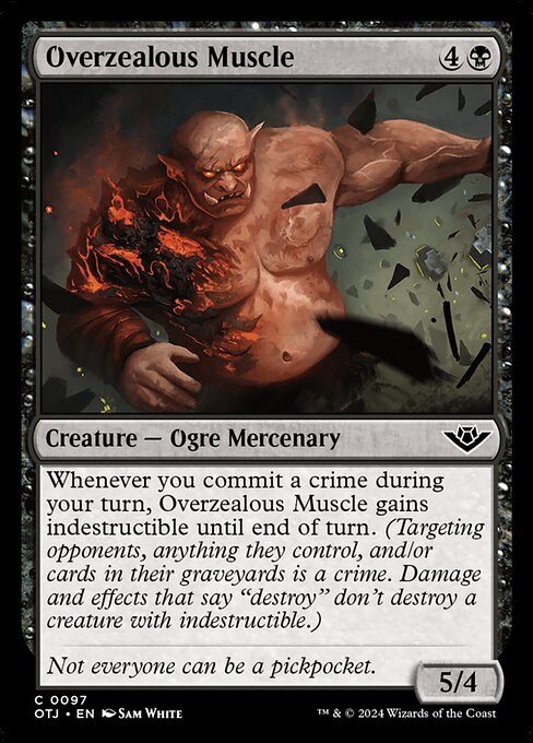 Overzealous Muscle (OTJ 97)