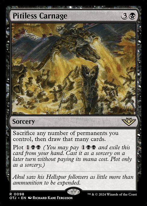 Pitiless Carnage (OTJ 98)