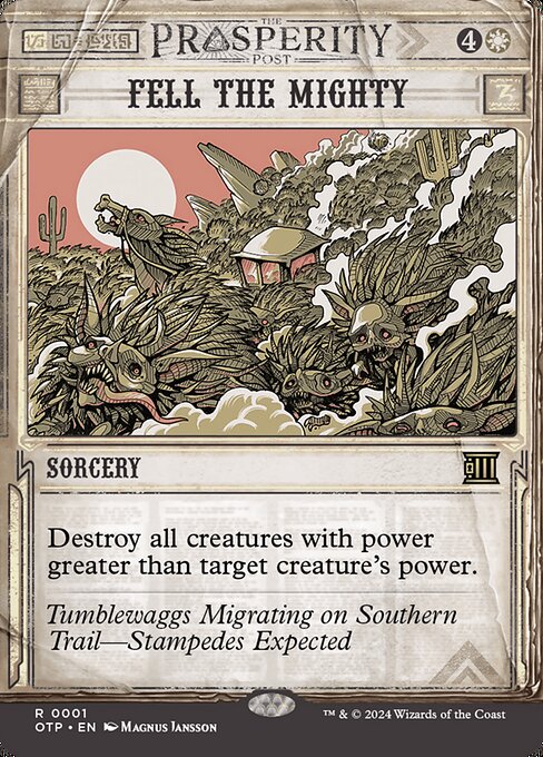 Fell the Mighty (OTP 1)