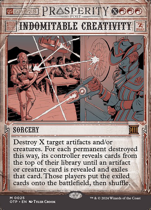 Indomitable Creativity (OTP 25)