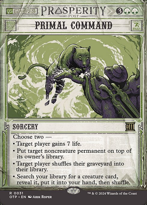 Primal Command (OTP 31)