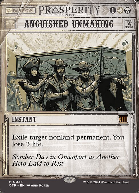 Anguished Unmaking (OTP 35)