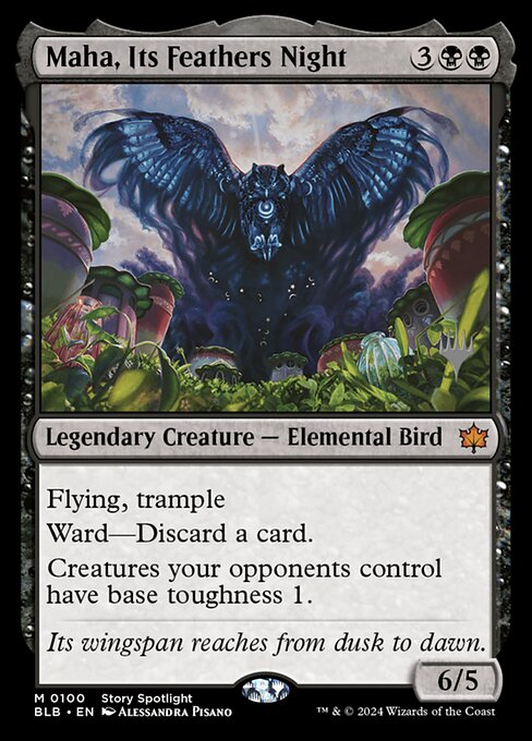 Maha, Its Feathers Night (PBLB 100p)
