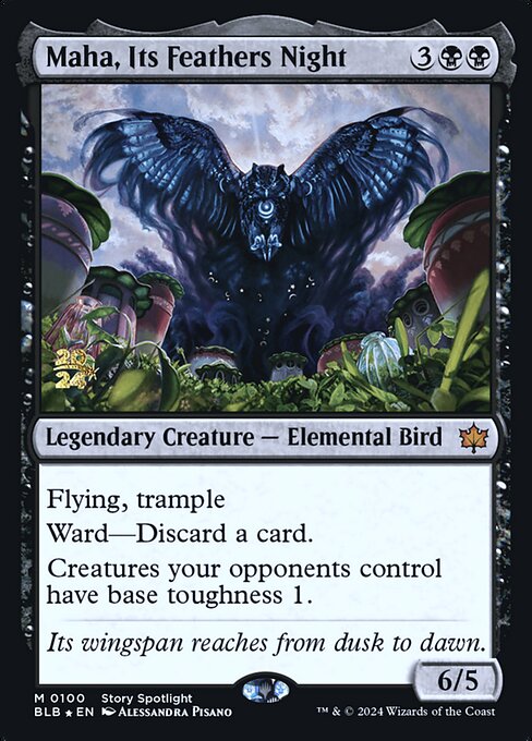 Maha, Its Feathers Night (PBLB 100s)