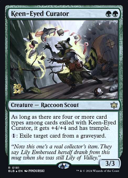 Keen-Eyed Curator (PBLB 181s)