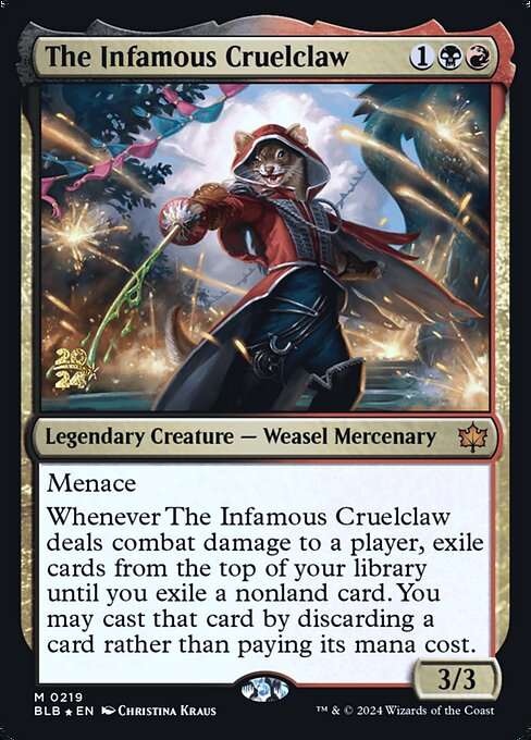 The Infamous Cruelclaw (PBLB 219s)