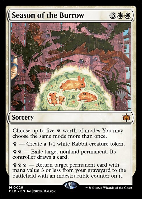Season of the Burrow (PBLB 29p)