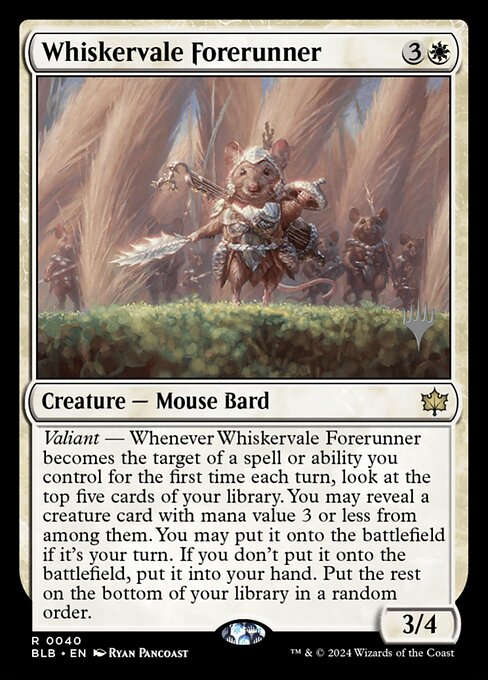 Whiskervale Forerunner (PBLB 40p)