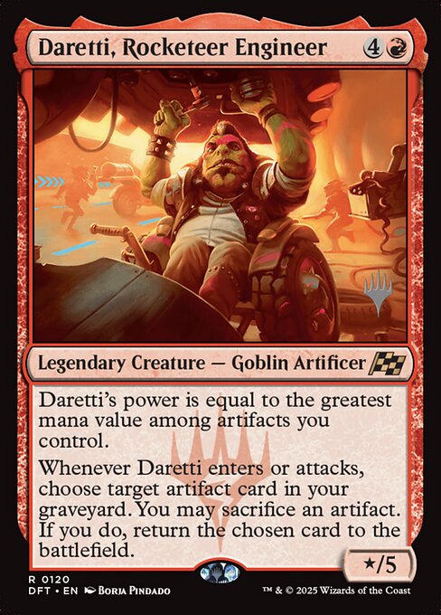 Daretti, Rocketeer Engineer (PDFT 120p)