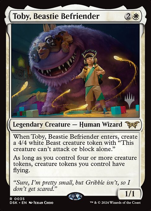 Toby, Beastie Befriender (PDSK 35p)
