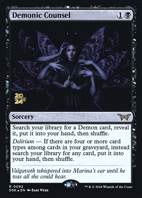Demonic Counsel (PDSK 92s)