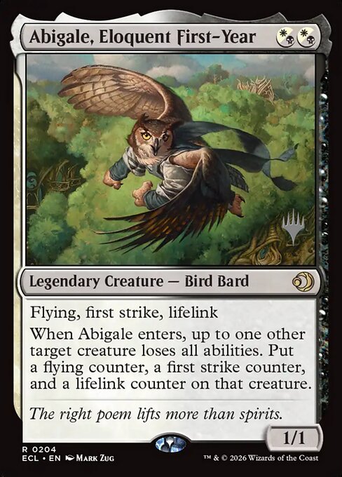 Abigale, Eloquent First-Year (PECL 204p)