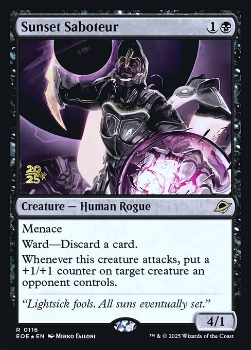 Sunset Saboteur (PEOE 116s)