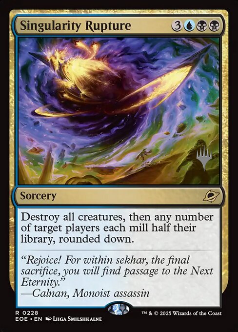 Singularity Rupture (PEOE 228p)