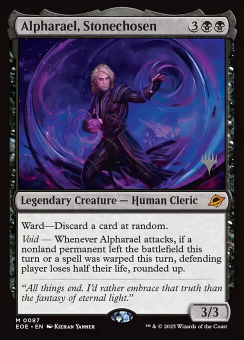 Alpharael, Stonechosen (PEOE 87p)