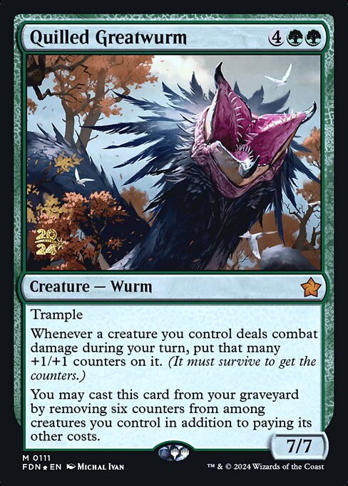 Quilled Greatwurm (PFDN 111s)