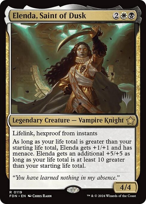 Elenda, Saint of Dusk (PFDN 119p)