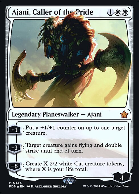 Ajani, Caller of the Pride (PFDN 134s)