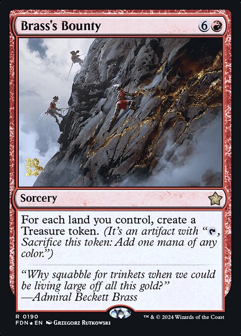 Brass's Bounty (PFDN 190s)