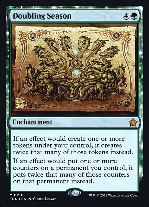 Doubling Season (PFDN 216s)