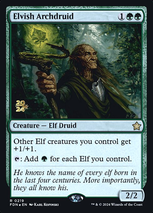Elvish Archdruid (PFDN 219s)