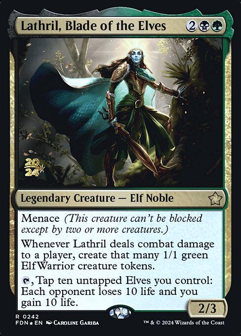 Lathril, Blade of the Elves (PFDN 242s)